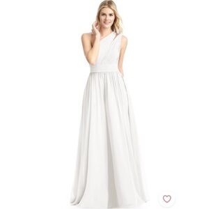 Azazie Elegant White Prom Dress